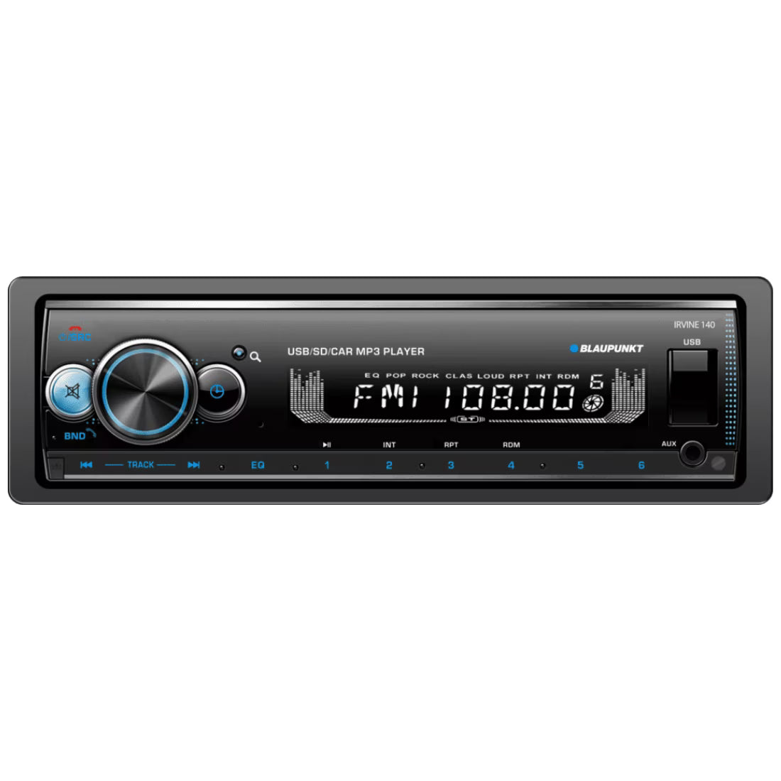 1-DIN Car Stereo Receiver with Bluetooth Z447