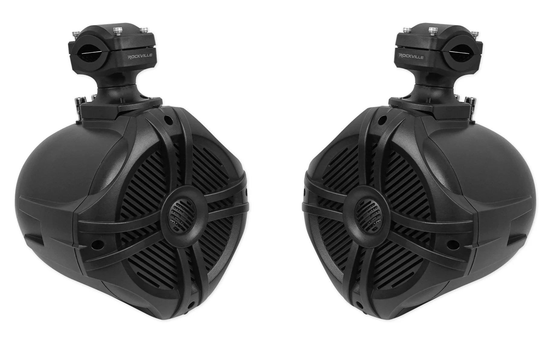 Black 6.5" Marine Wakeboard Tower Speakers with Amplifier R38786