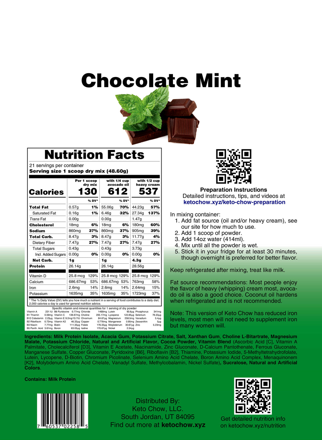 Eggnog Keto Meal Replacement Shakes X44710