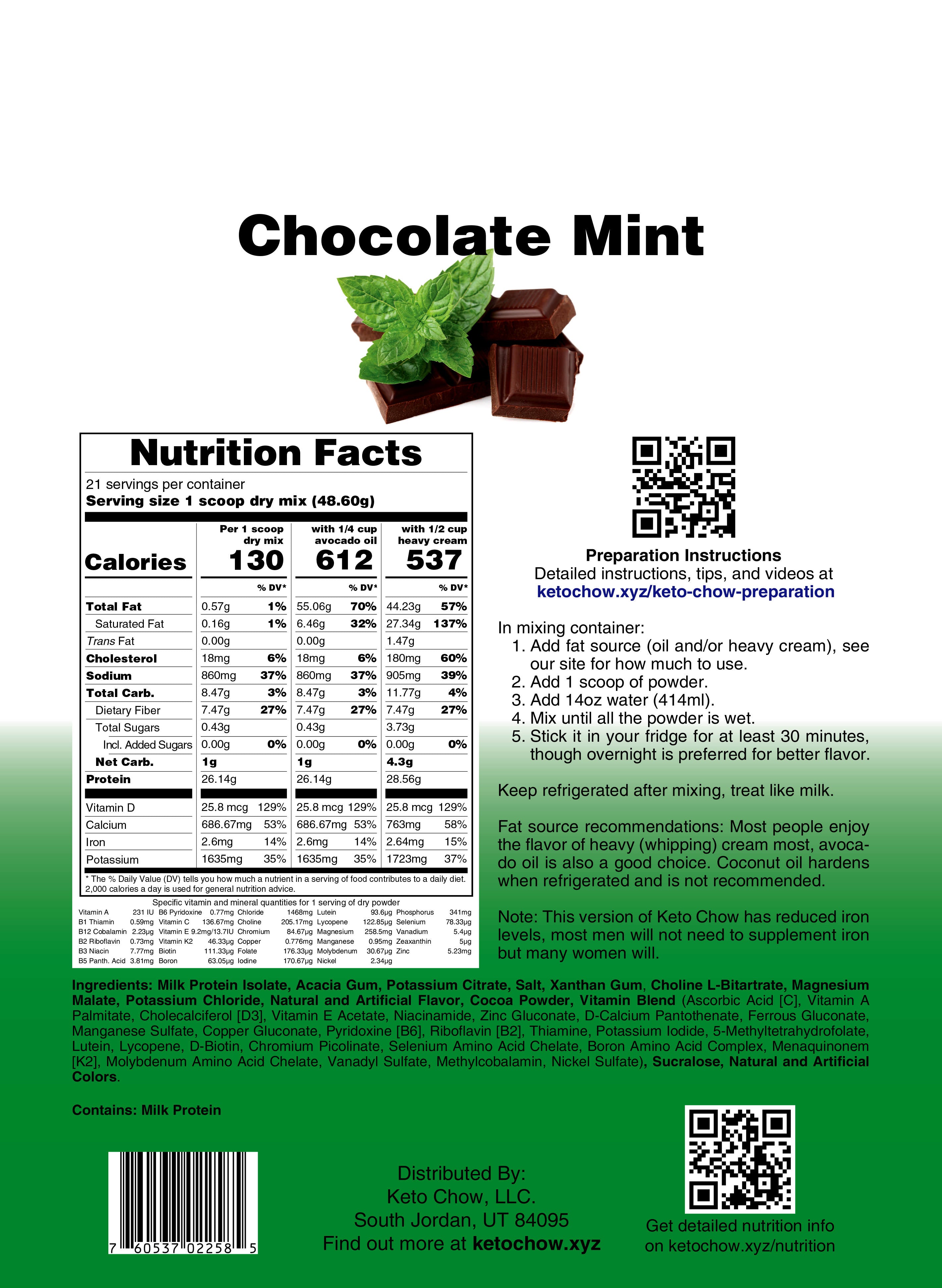 Eggnog Keto Meal Replacement Shakes X44710