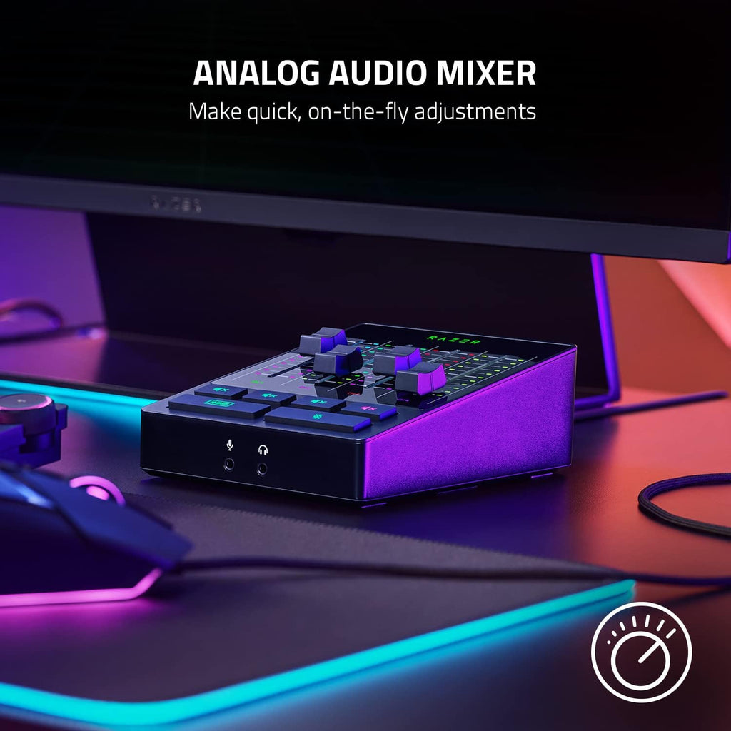 4-Channel Audio Mixer with XLR Preamp and USB Connectivity M4381