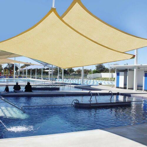20 x 16 Sun Shade Sail Rectangle UV Blocking Canopy 2pcs X454313