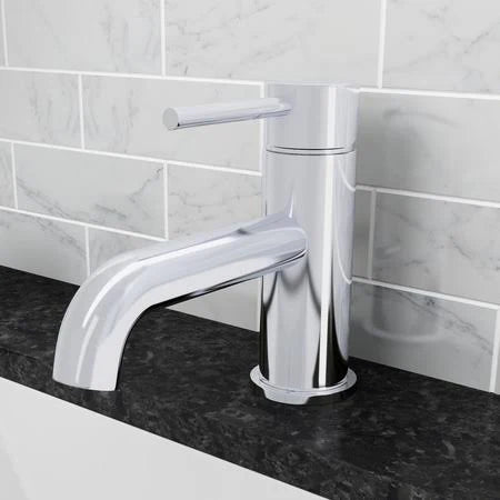 Brushed Nickel Single Hole Bathroom Faucet D66542