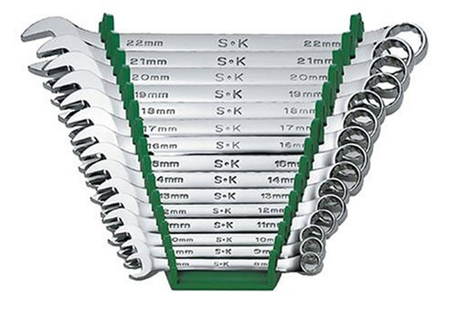 15 Piece Fractional Combination Wrench Set Y96352