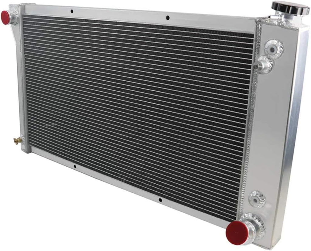 4 Row Aluminum Radiator with 2 x 12" Fan and Shroud M93629