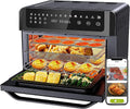 Large Digital LED Screen Convection Air Fryer Toaster Oven Combo with Rotisserie and Dehydrator E9000