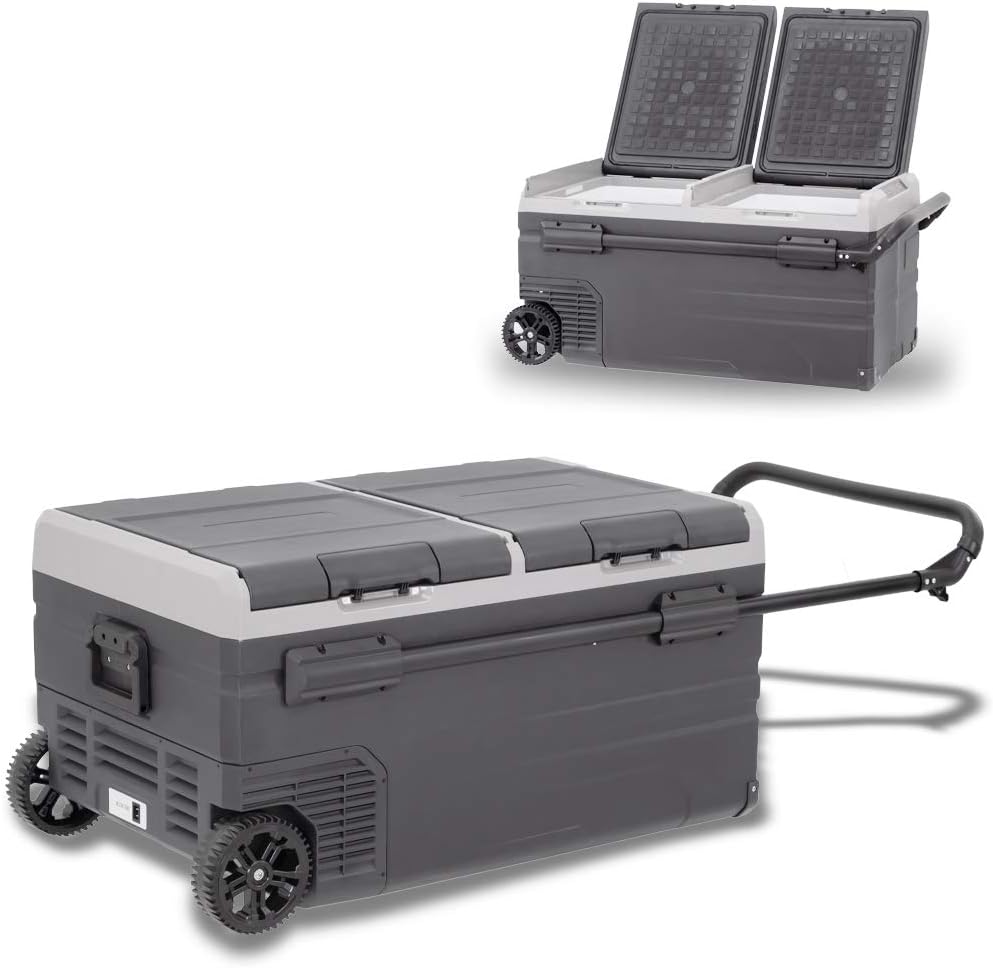Portable Electric Cooler with Trolley Wheels X24833