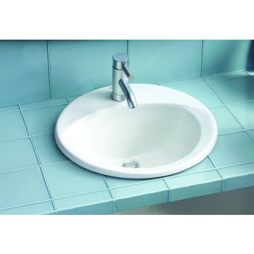 Colonial White Self Rimming Lavatory X1143