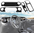 Purple Center Console Dashboard Trim Gear Shift Panel Cover 4PCS U971