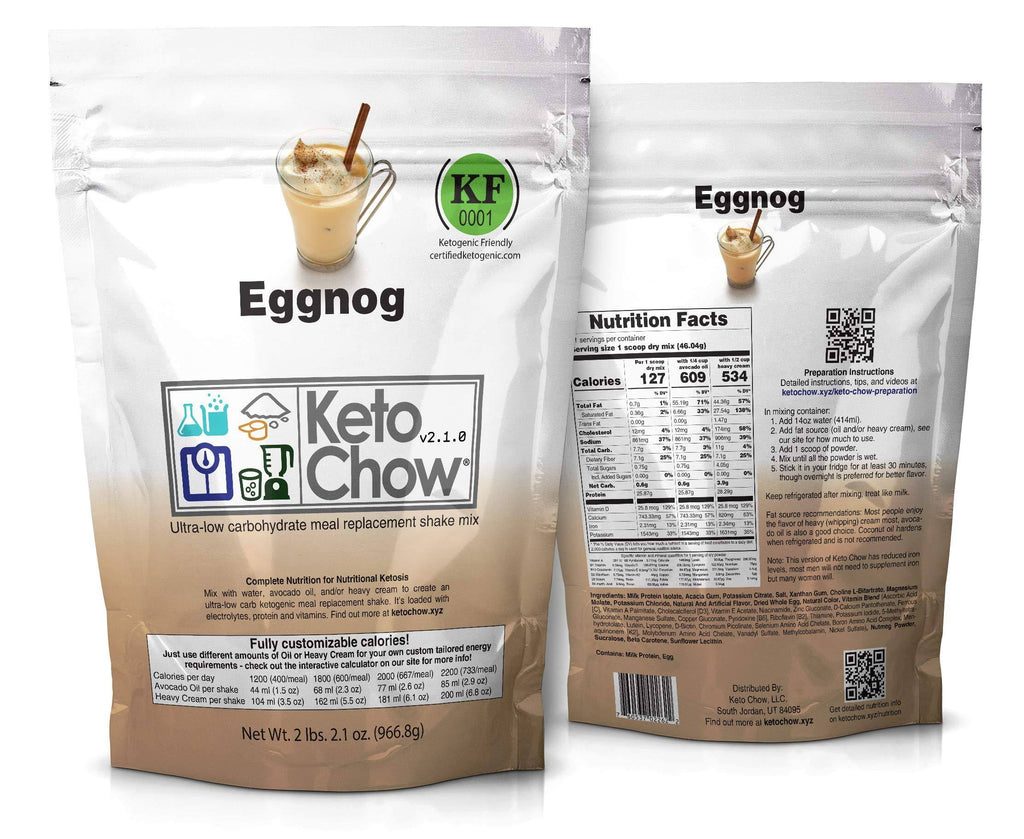 Eggnog Keto Meal Replacement Shakes X44710