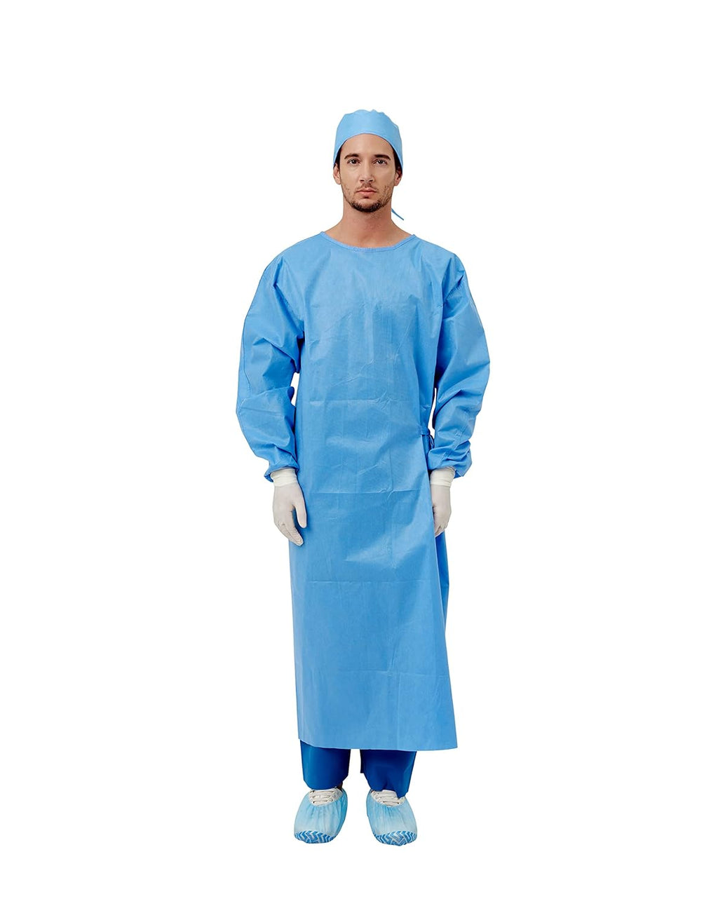 Disposable Non-Surgical Gowns, Non-Woven, Latex Free 10EA (XL) Pack of 2 K44858