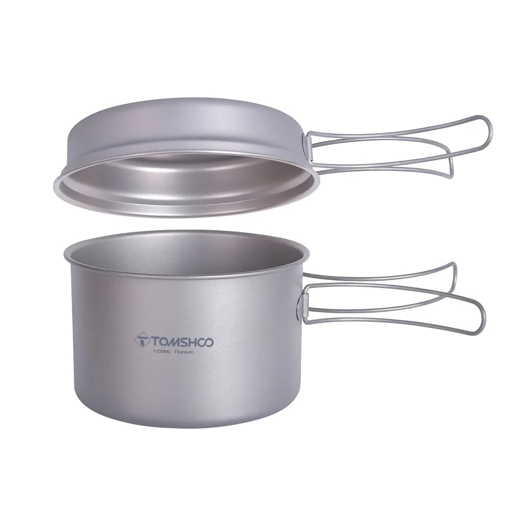 Titanium Pot and Plate Set with Frying Pan I64020