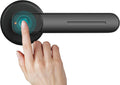 Fingerprint Door Lock, Keyless Entry Door Lock, Biometric Door Lock, Silver, Pack of 2 N846