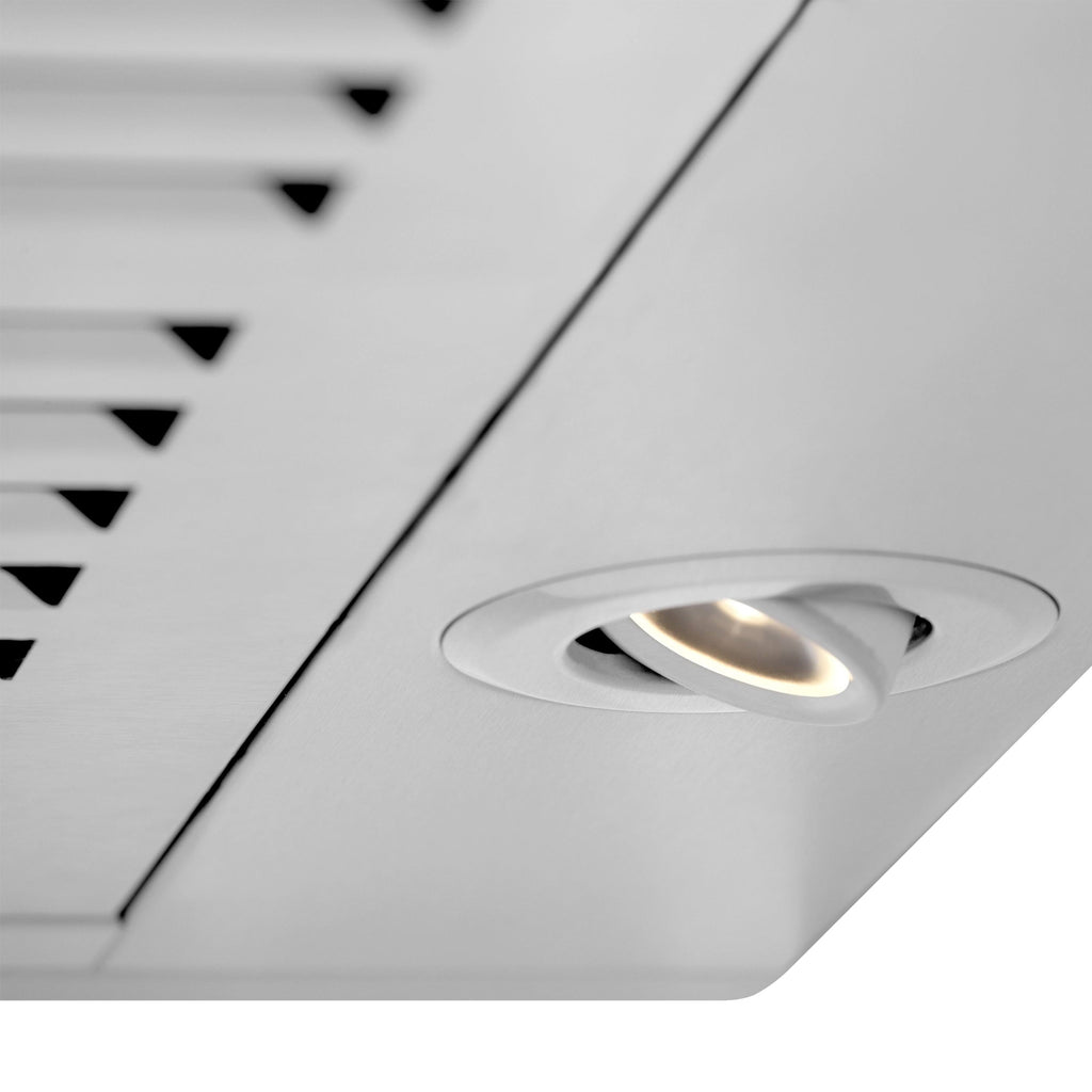 42 in. Wall Mount Range Hood in Stainless Steel with Built-in Bluetooth Speakers X6073