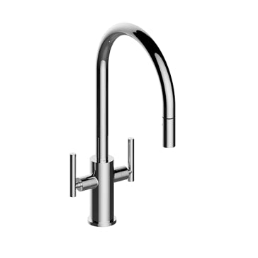 Vintage Brushed Brass Kitchen Faucet M951
