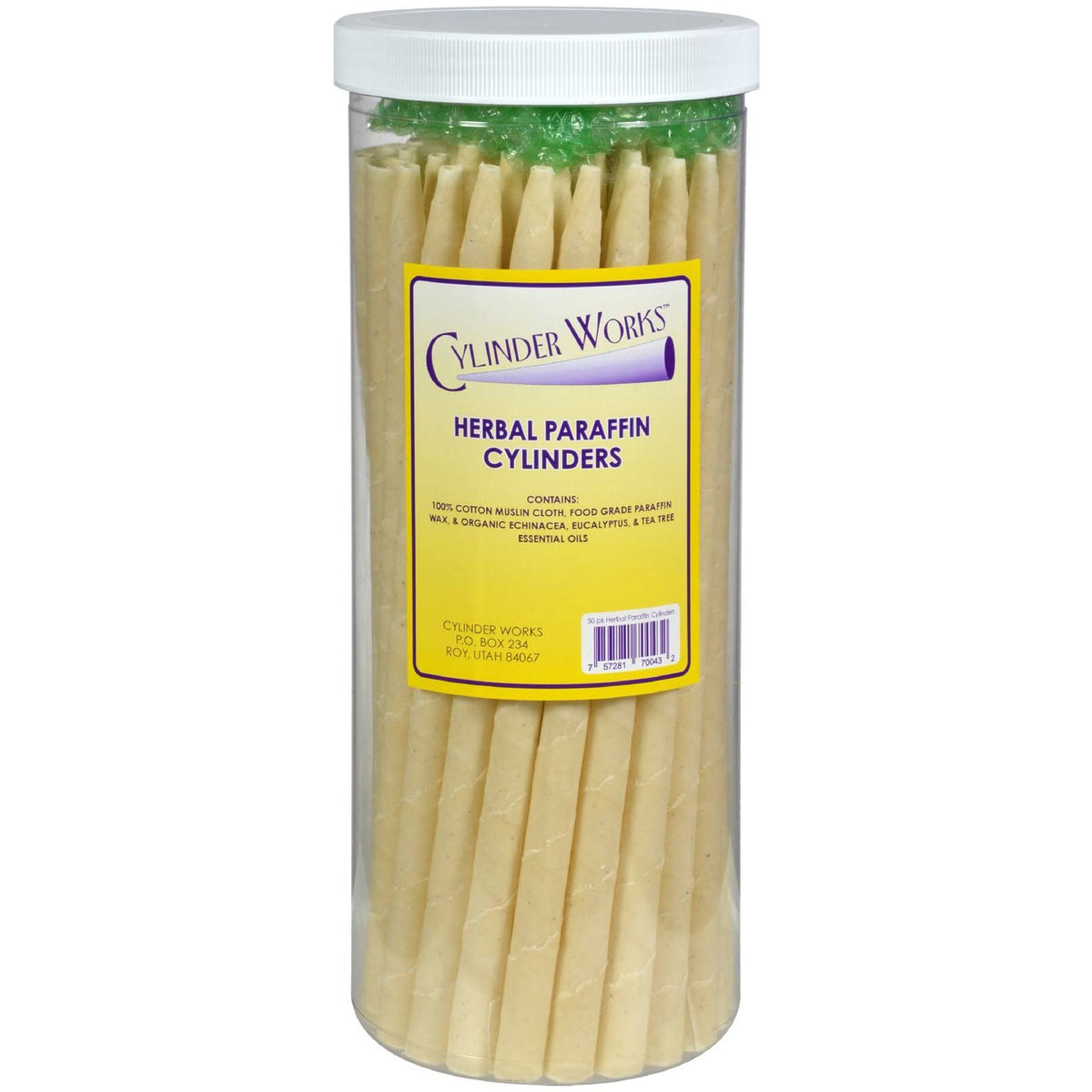50 Cylinders Herbal Paraffin Cylinders K963373