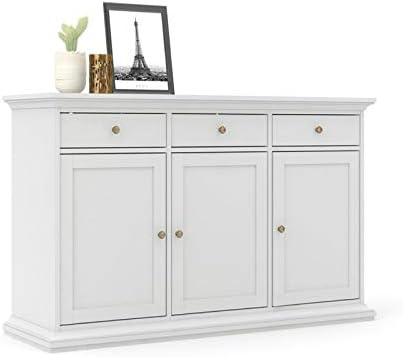 White 3 Door 3 Drawer Sideboard Cabinet C901233