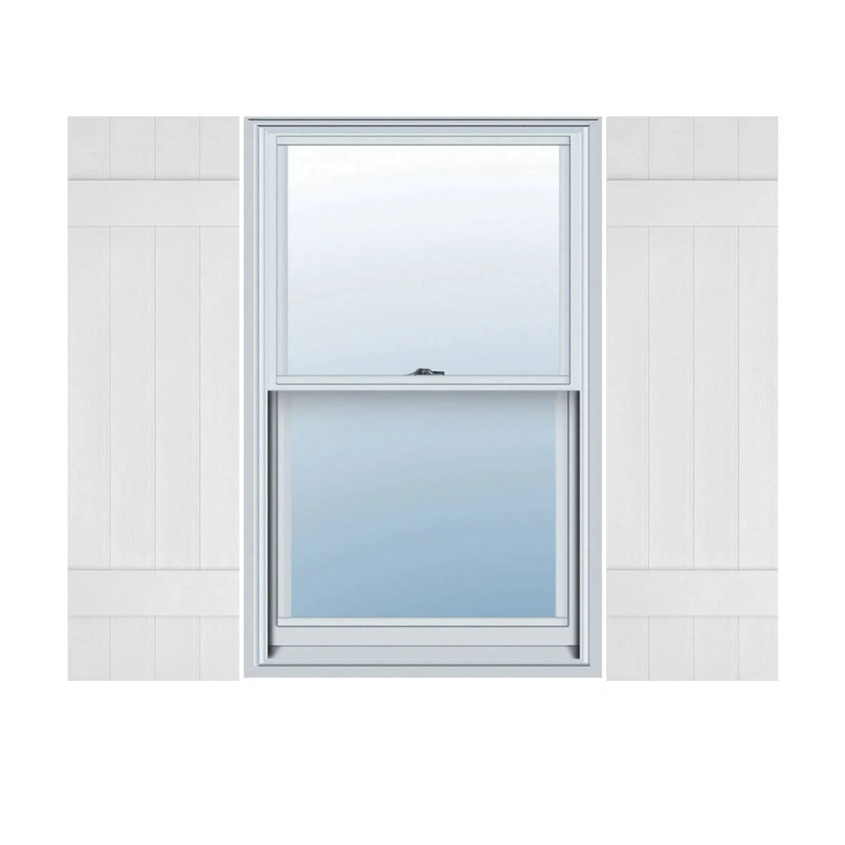 Lifetime Vinyl Board-n-Batten Shutters, Per Pair, 14x B122196