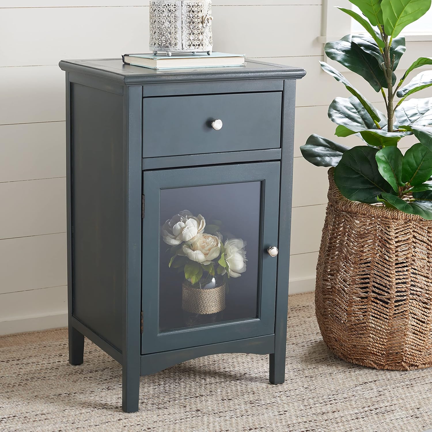 French Grey End Table T65988