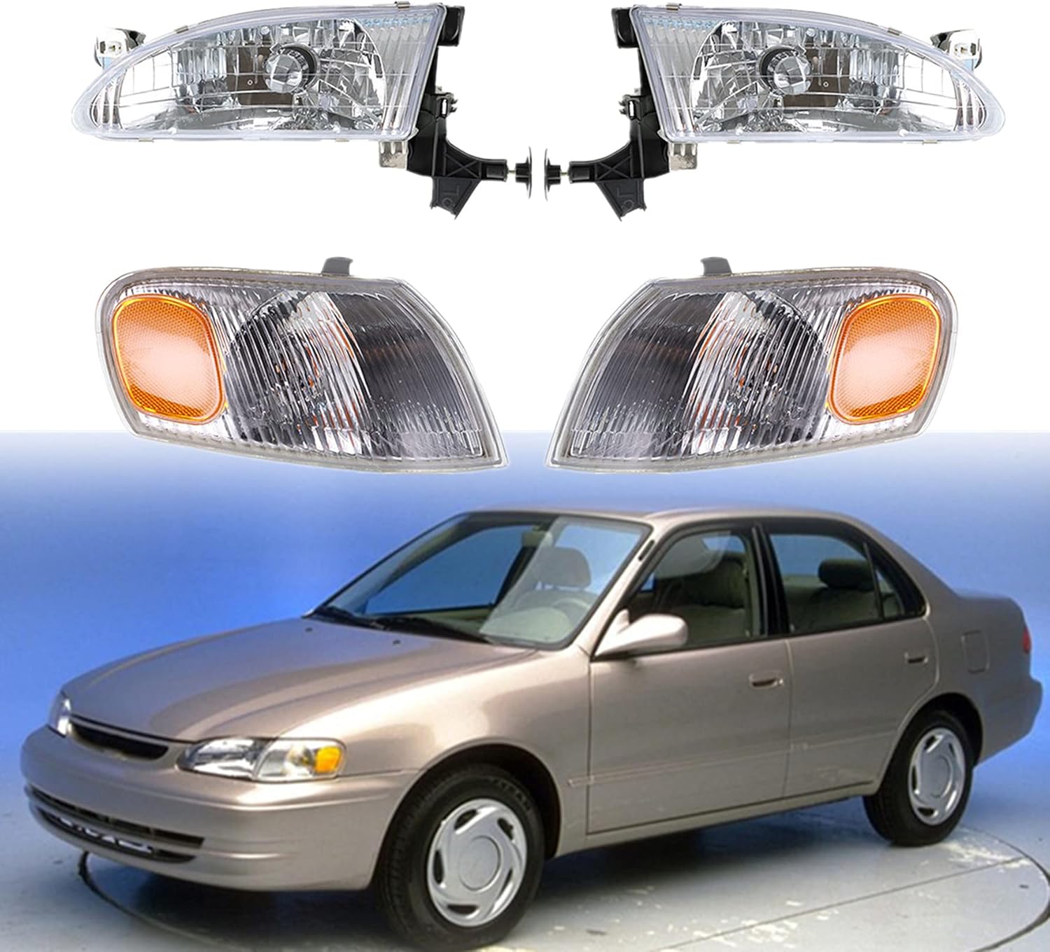 Headlight Assembly with Front Signal Lights X514