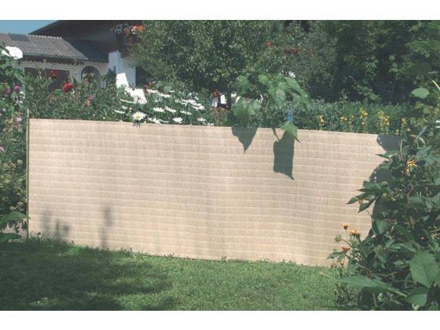 Beige Privacy Fence Netting with Woven Eyelets S859