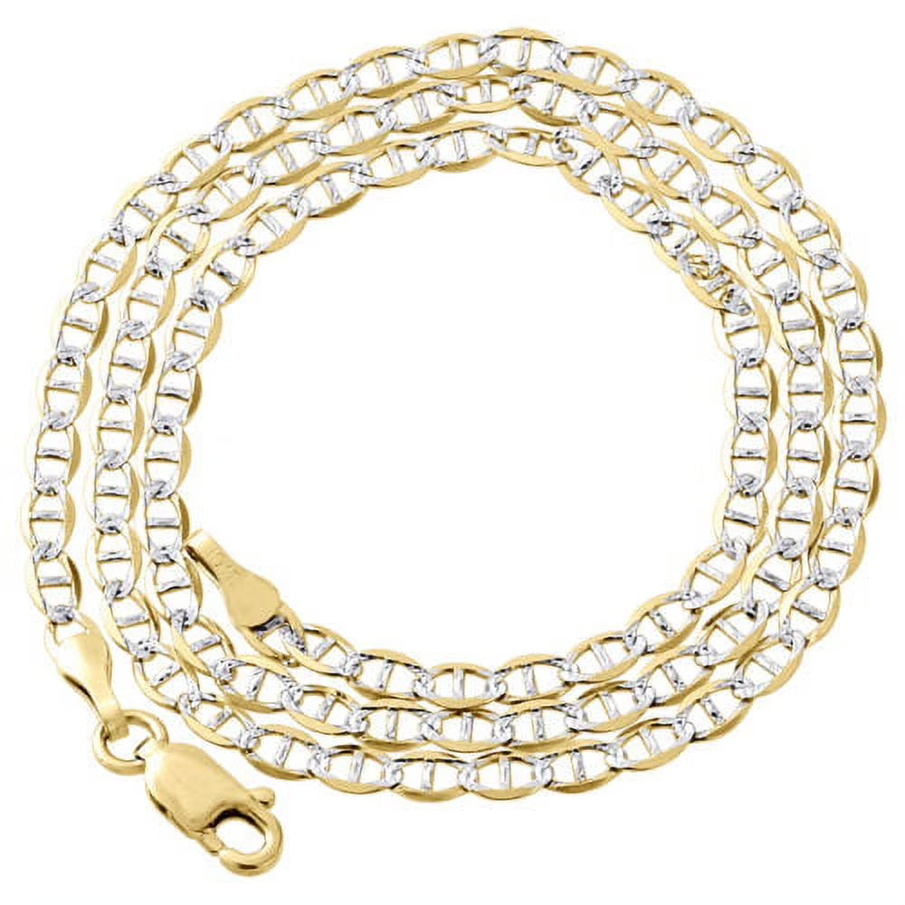 10K Yellow Gold Mariner Chain Necklace 16 Inches L279055