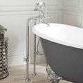 Chrome Floor Mounted Tub Filler Faucet I13057
