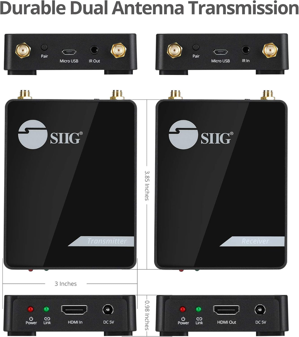 330ft 1080p Wireless HDMI Extender with IR Y521109