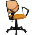 Orange Contemporary Task Chair X71788