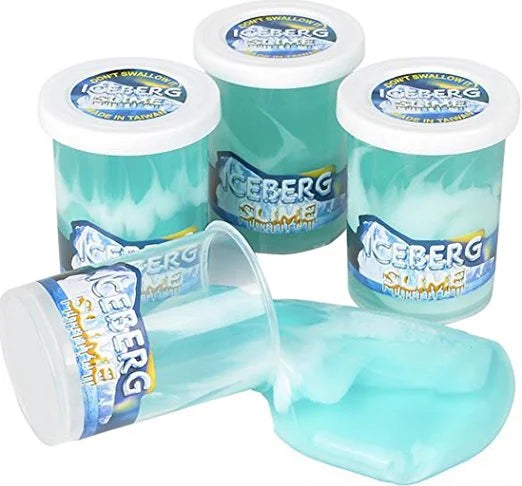 12 Pc Iceberg Slime Canisters Toy C4922