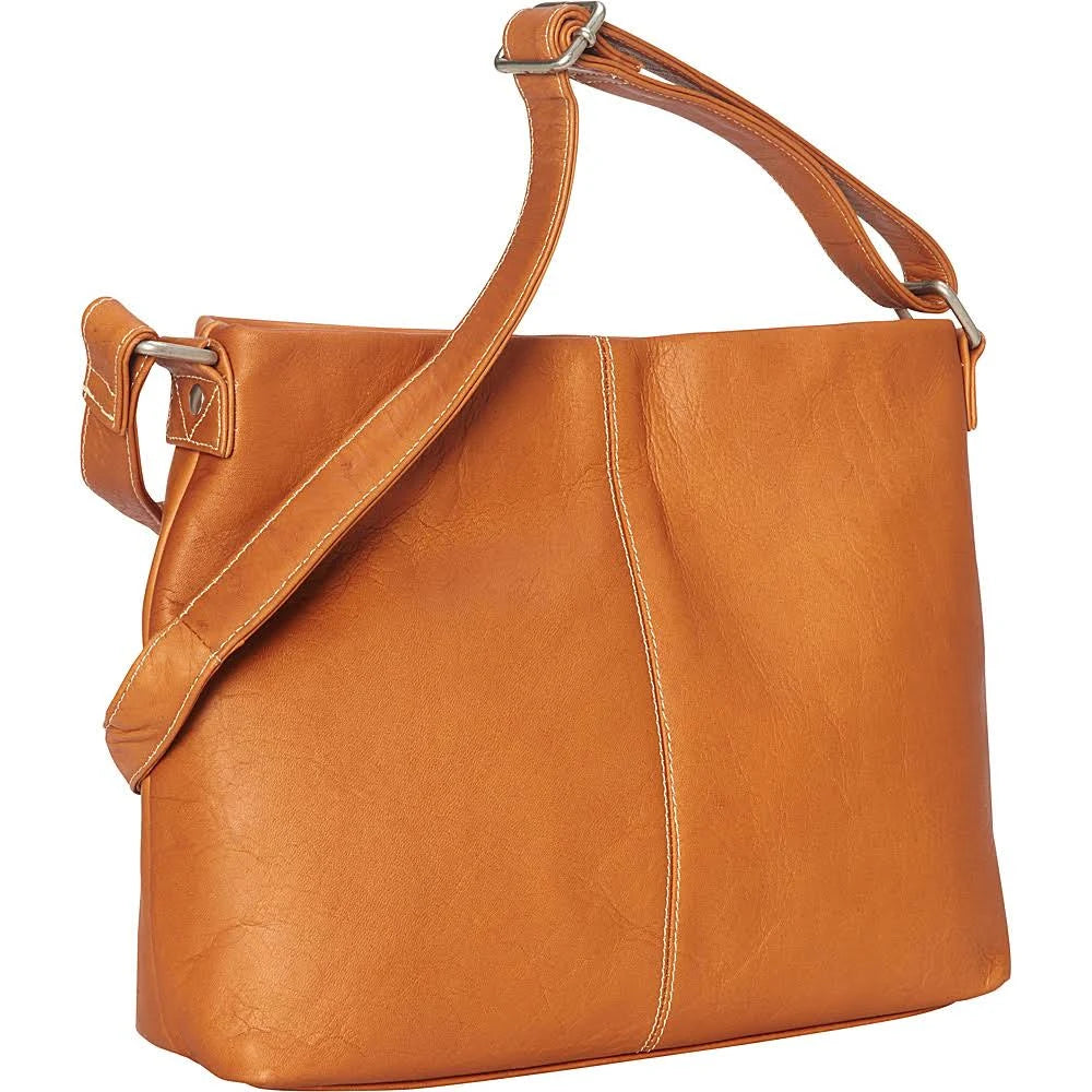 Leather Two Pocket Crossbody M889