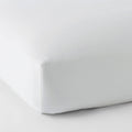 White 450-Thread Count Supima Cotton Sateen Queen Fitted Sheet G952972