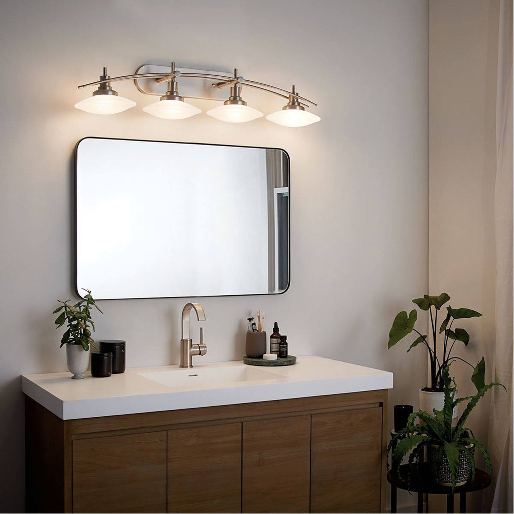 Four Light Chrome Bath Q3223