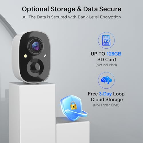 2K Color Night Vision Wireless Outdoor Security Camera M252263