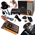 2-way LCD Remote Car Alarm Remote Start Keyless Entry Vehicle Security System M6283