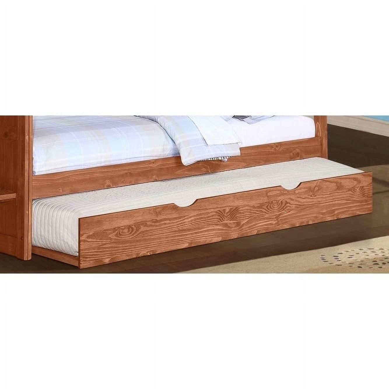 Twin Trundle Light Espresso W6291