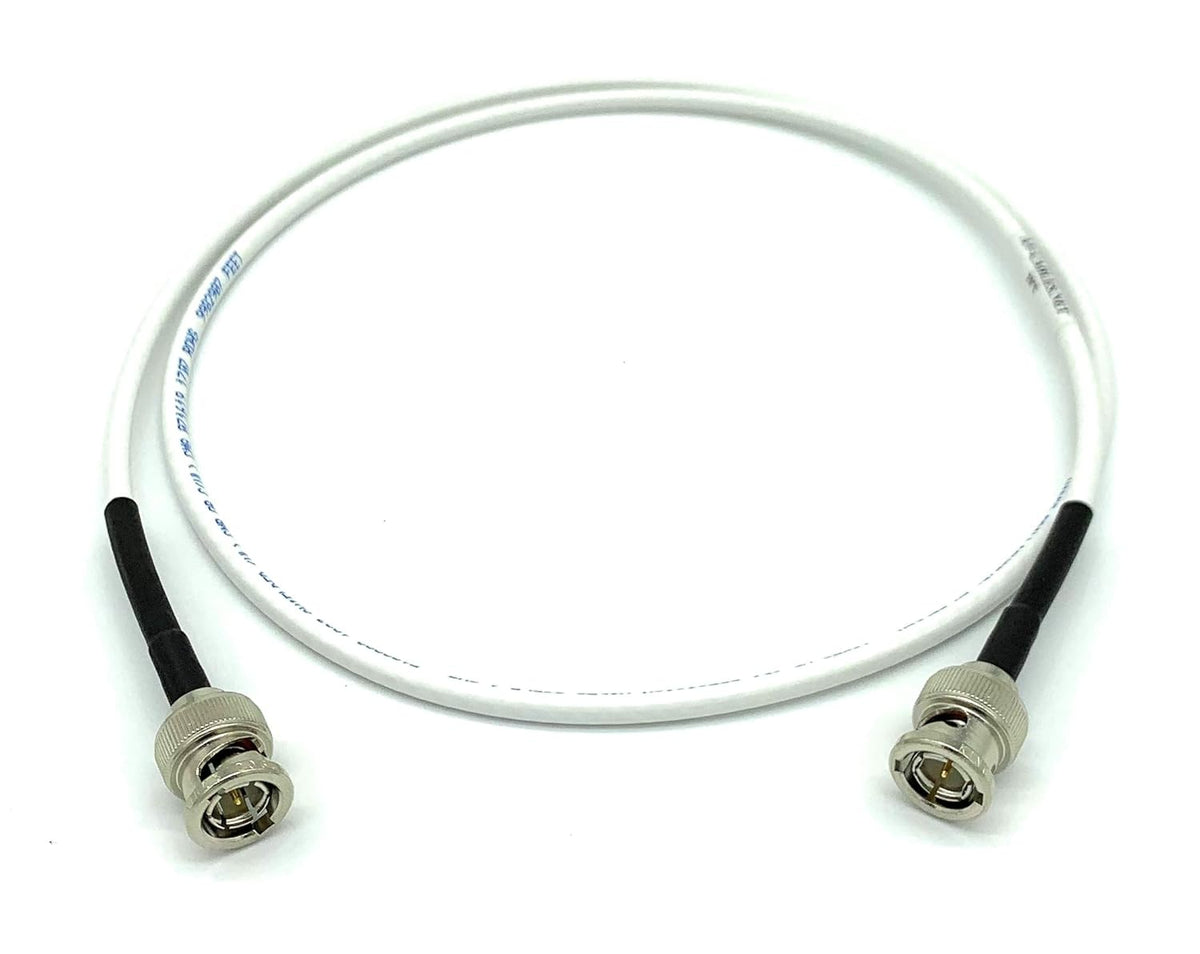 3G/6G HD SDI Mini RG59 BNC Cable (15ft, Red) Pack of 2 M8822