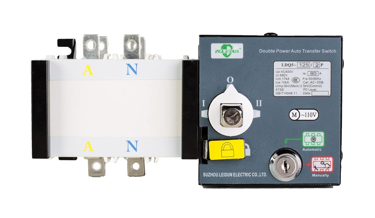 2 Pole 125A Automatic Transfer Switch Pack of 2 R97161