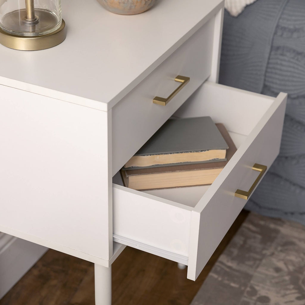 2-Drawer Side Table (Black) D29815