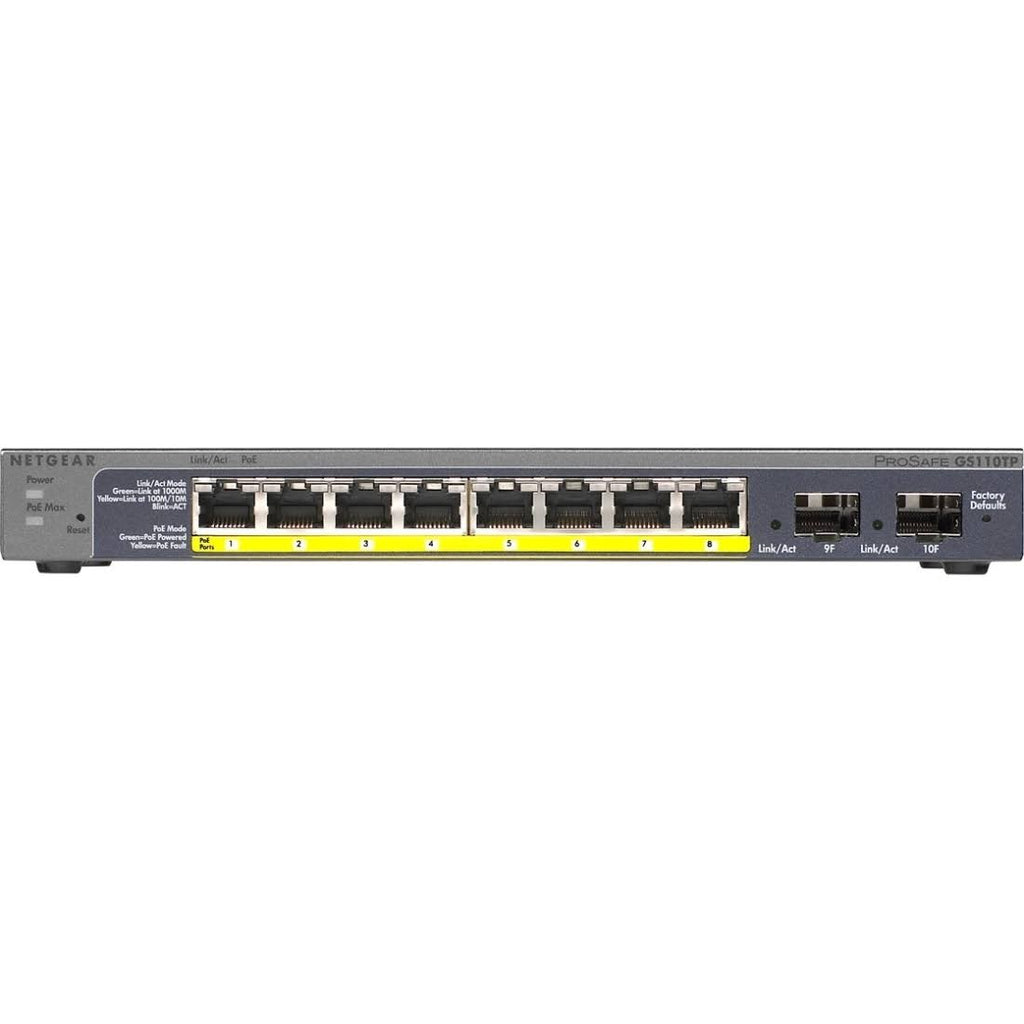 8 PoE Gigabit Smart Managed Switch with 2 SFP Ports T9098