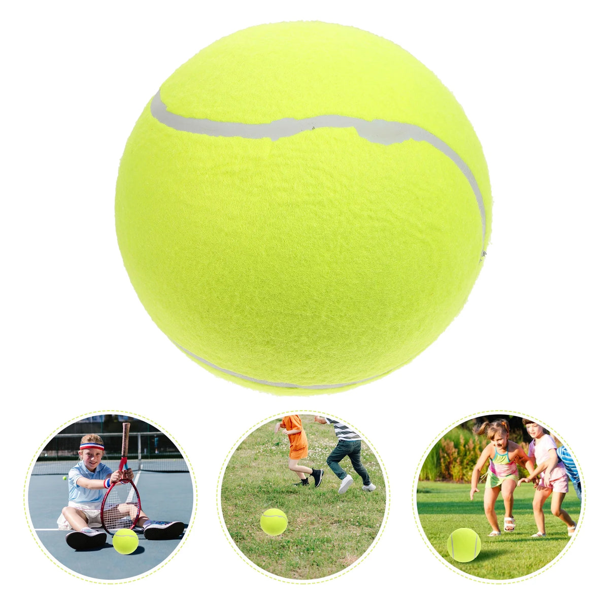 Yellow Inflatable Rubber Ball M4974