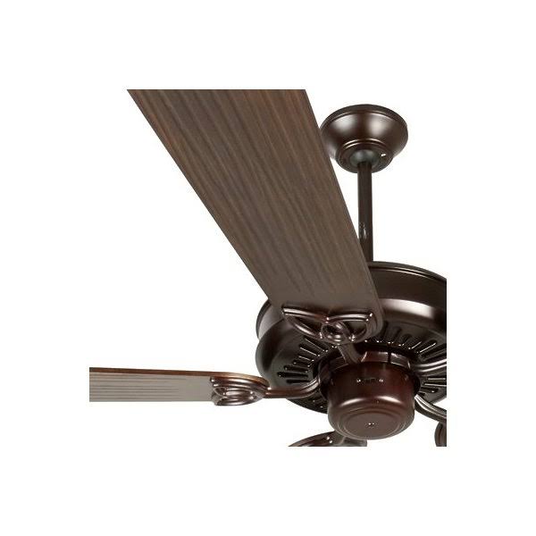 54x22 Oiled Bronze Ceiling Fan with Walnut Blades P480881
