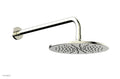 Satin Nickel Round Wall Mount Showerhead with Shower Arm G317365