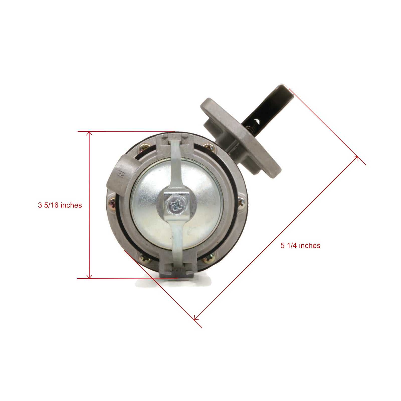 Fuel Pump With Gaskets For 1975 Mercruiser Sterndrive 165 Boat C51256