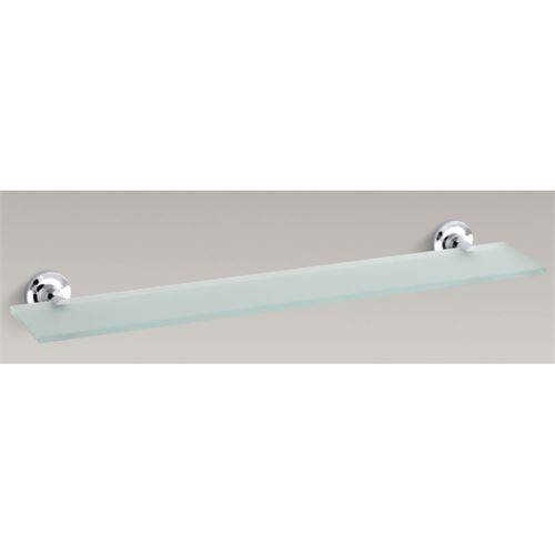 Polished Chrome Glass Shelf F2136