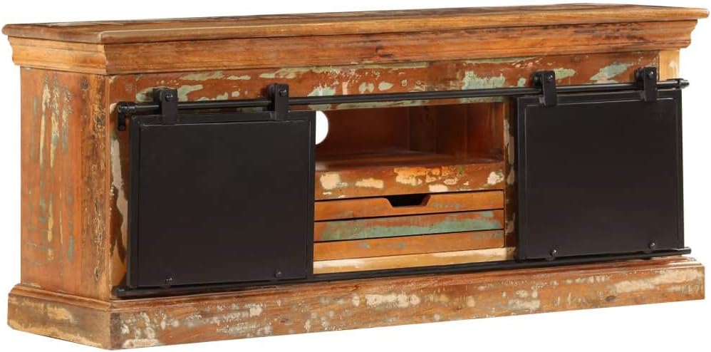 Solid Reclaimed Wood TV Cabinet I906