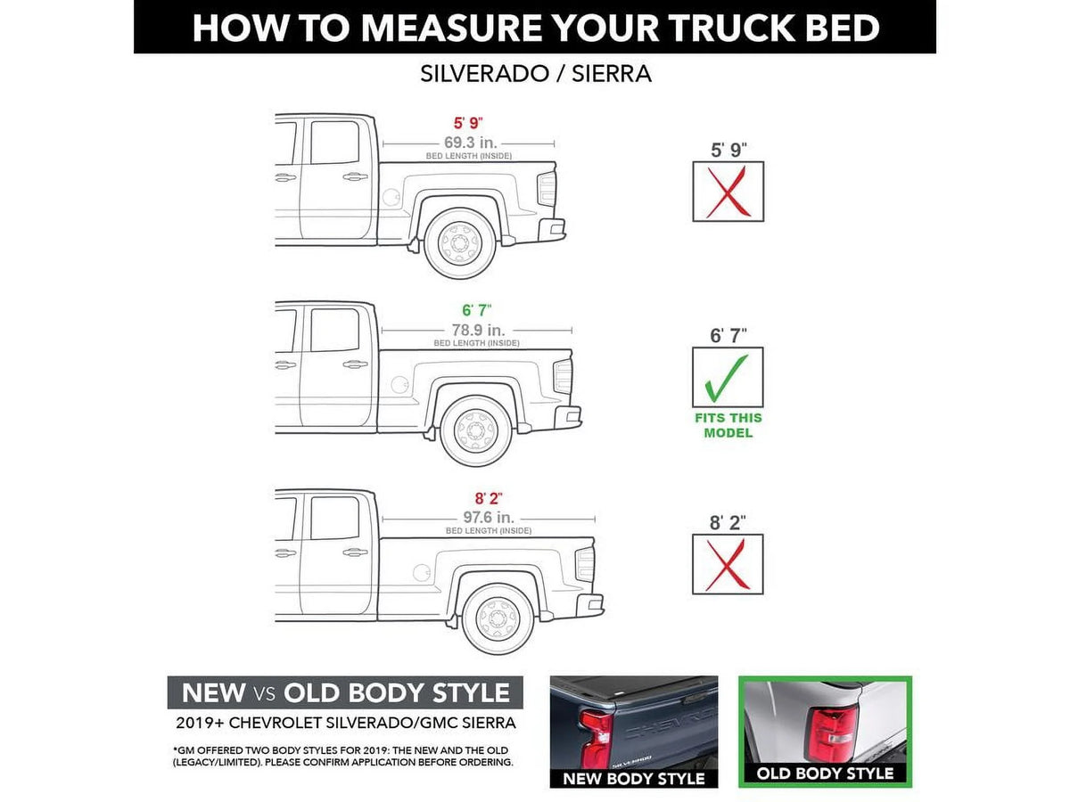 Hard Folding Truck Bed Tonneau Cover H6218