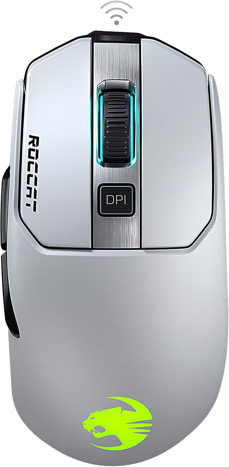 White Pack of 2 Wireless PC Gaming Mouse Y4856