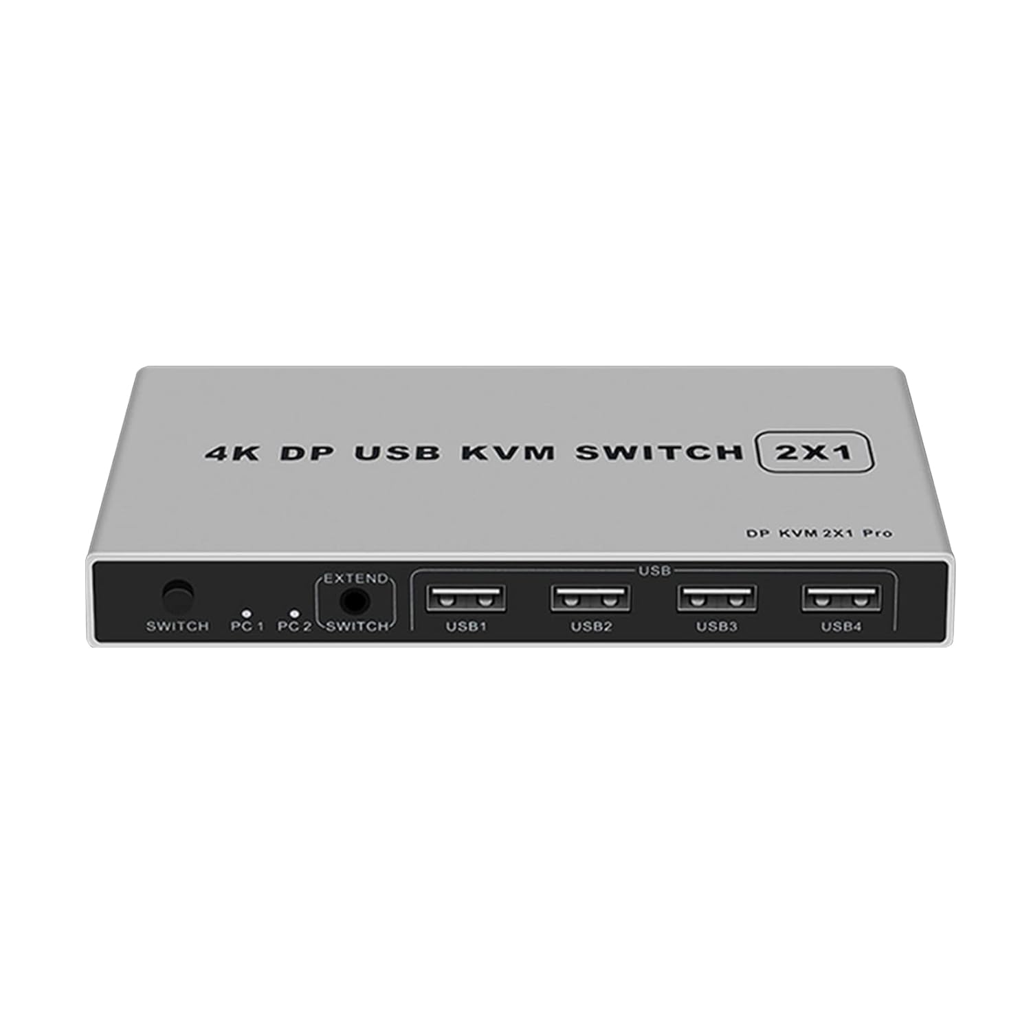 KVM Switch Displayport 4K USB 2 in 1 Out Pack of 2 J326356