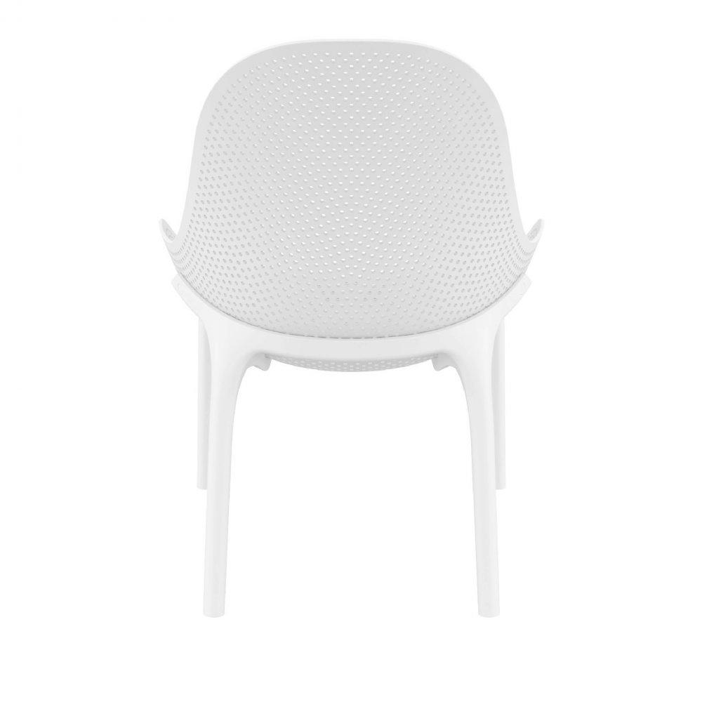 White Lounge Chair V137